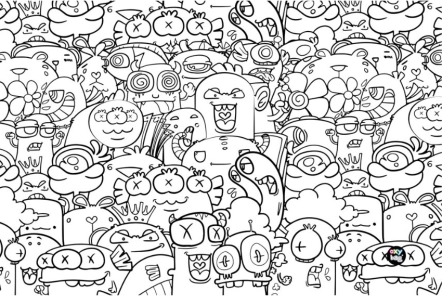 Desk Mat Monsters