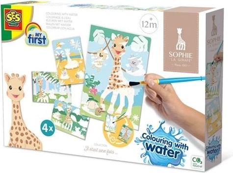 SES Sophie la girafe – coloriage magique à l’eau