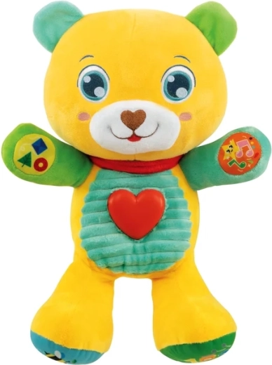 Glowing heart with rhymes and songs