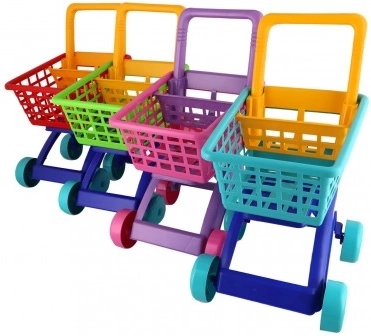Panier d'achat coloré pour enfants