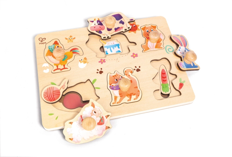 Surprise à deux couches sur le thème de la ferme