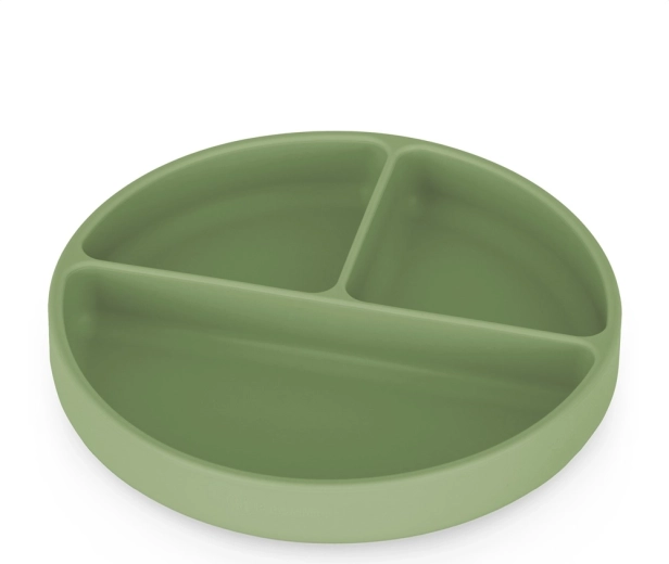 Petite&Mars assiette compartimentée en silicone avec ventouse take&match sweet pea 6m+