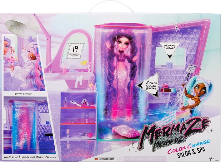 585220EUC Mermaze Mermaidz Salon Playset