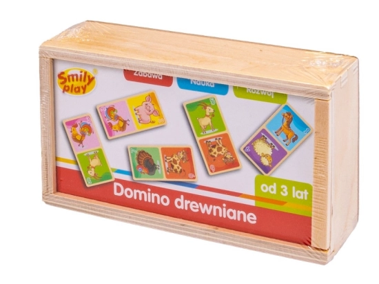 Houten domino Farm Game