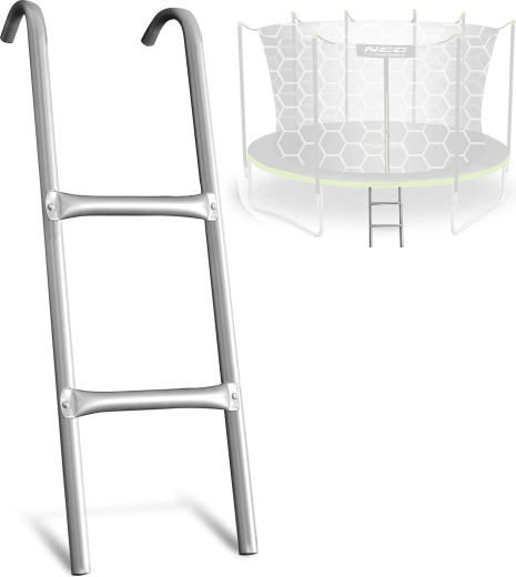 Neo-Sport two-step ladder for 10–14 ft trampolines