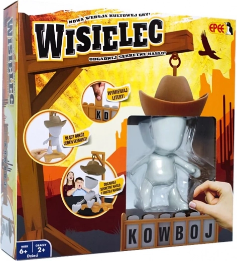 Family Hangman guessing game Wisielec with magnetic figure