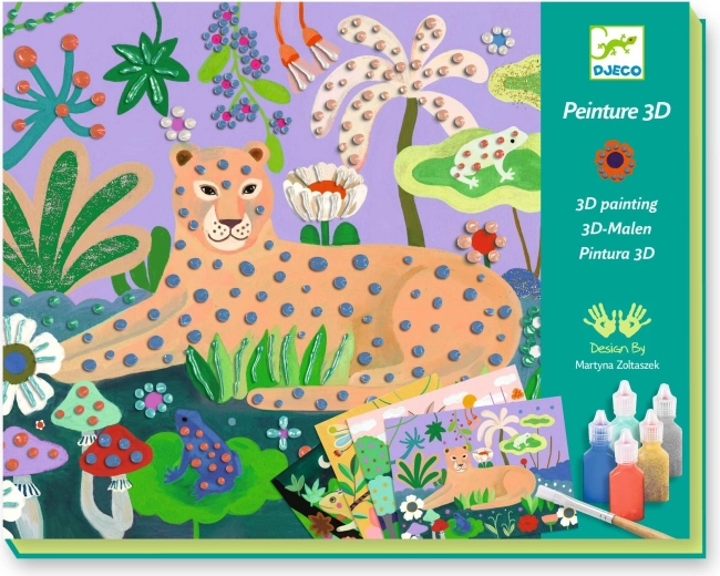 Tableaux 3D Tropical Forest de Djeco