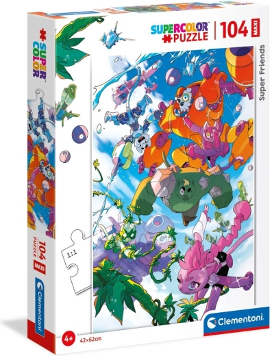 Puzzle CLEMENTONI Super Friends! MAXI 104 pièces