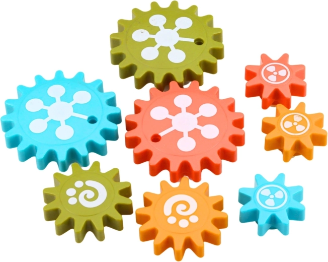 Kleurige onderdelen die eenvoudig te plaatsen zijn