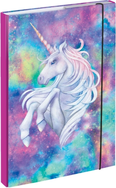 Chemises pour cahiers A4 avec licorne