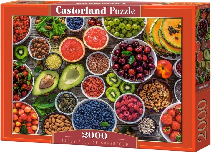 Puzzle 2000 pièces Table Full of Superfood