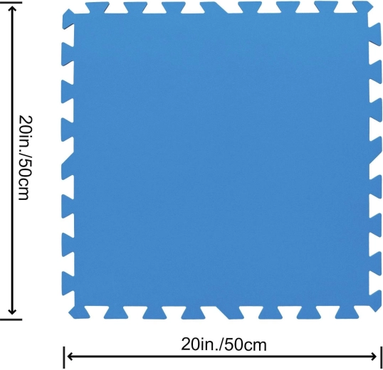 Protective pool ground mat BESTWAY 50 × 50 cm