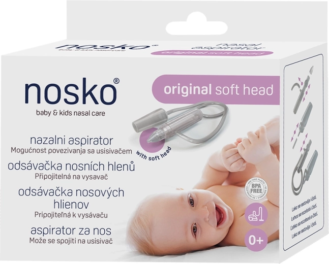 NOSKO neusaspirator voor neusslijm Soft Head
