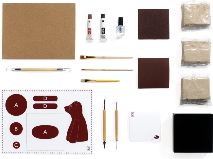 Outils complets et boîte organisée