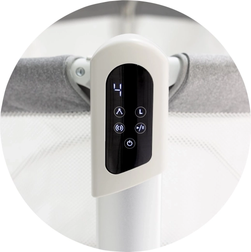 Smart rocking with sensor and timer