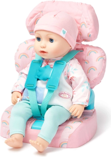 Realistisch vastgespen zoals in een echte auto