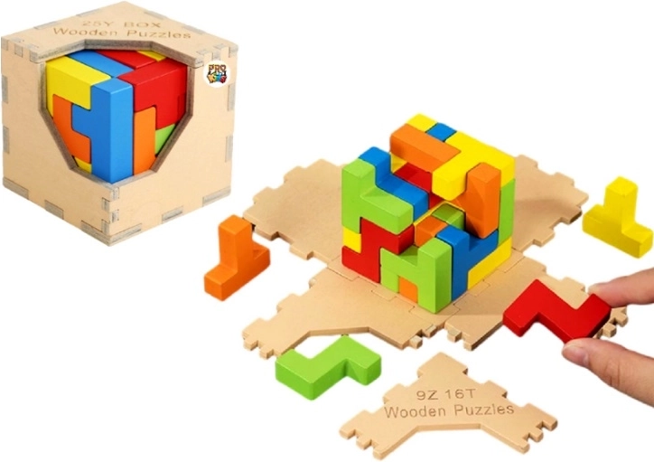 Wooden Magic Cube – 3D Puzzle