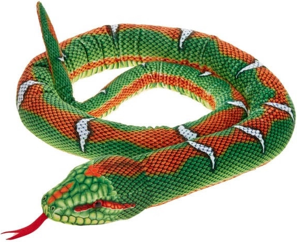 Plush Green Snake 180 cm