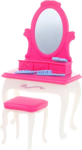 Vanity table with mirror for role-play