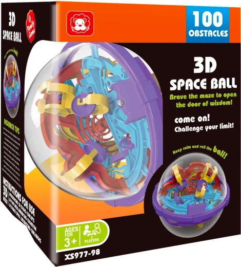 3D Maze Space – 100 Levels