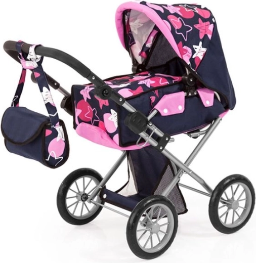 Bayer City Star combo doll stroller pink-blue