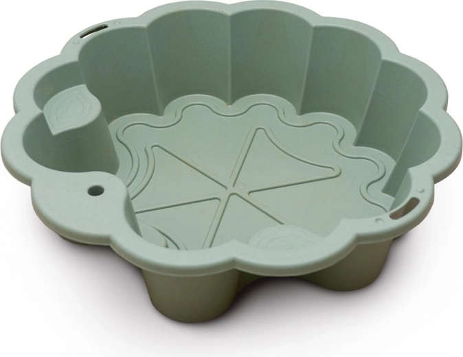 Sandkasten Blume EKO grün DOLONI