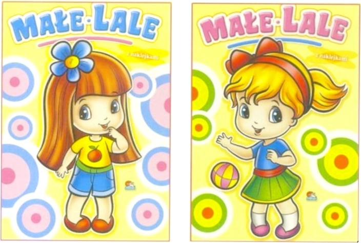 Coloring Book for Girls with Stickers Little Lale