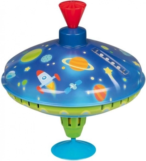 Cosmic Spinning Top with LED Lights