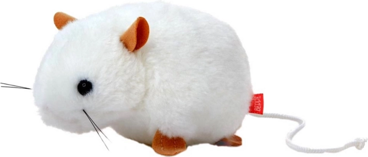 Plush White Mouse 13 cm
