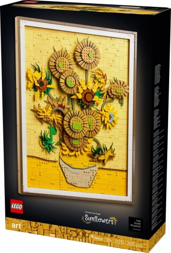 Lego Art Zonnebloemen van Vincent van Gogh