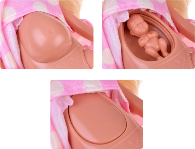 Mama met openend buikje