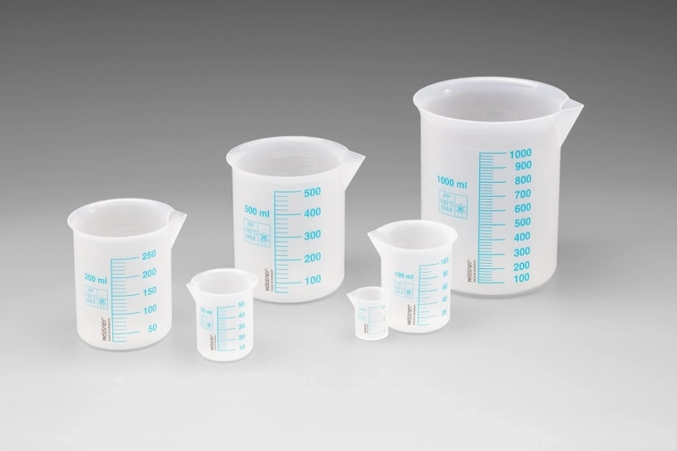 Wissner measuring cup set with blue scale (6 pcs)