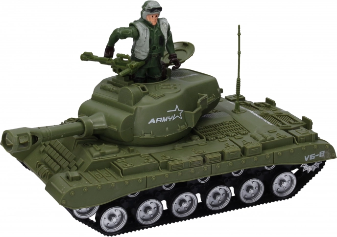 Tank met soldaat 26 cm