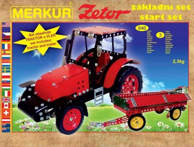 MERKUR Construction Set ZETOR Tractor – Basic Set
