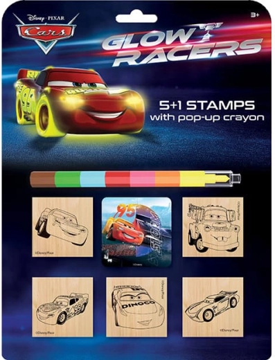 Stempels met waskrijt CARS