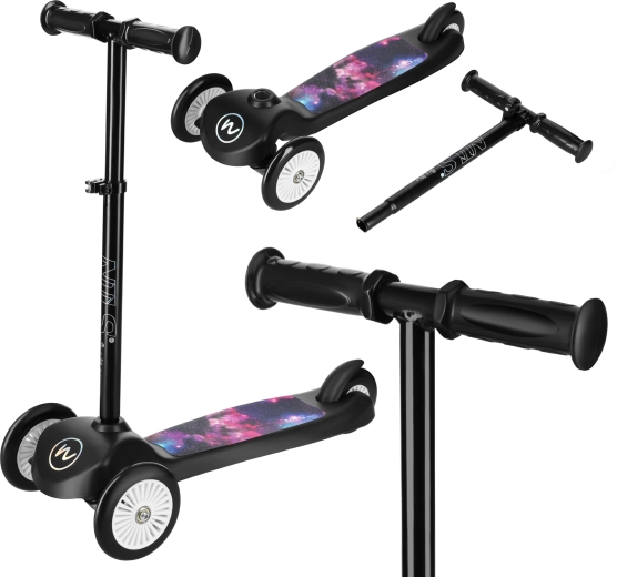 Lean-to-steer control and adjustable height