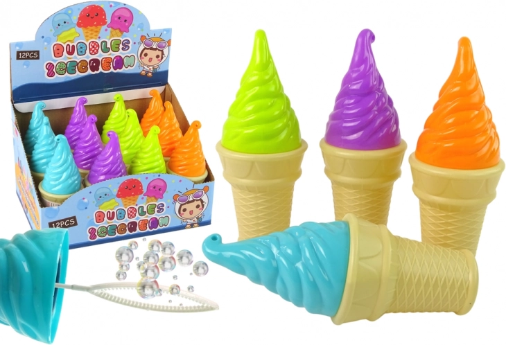 Zeepbellen IJsje 4 kleuren 80 ml