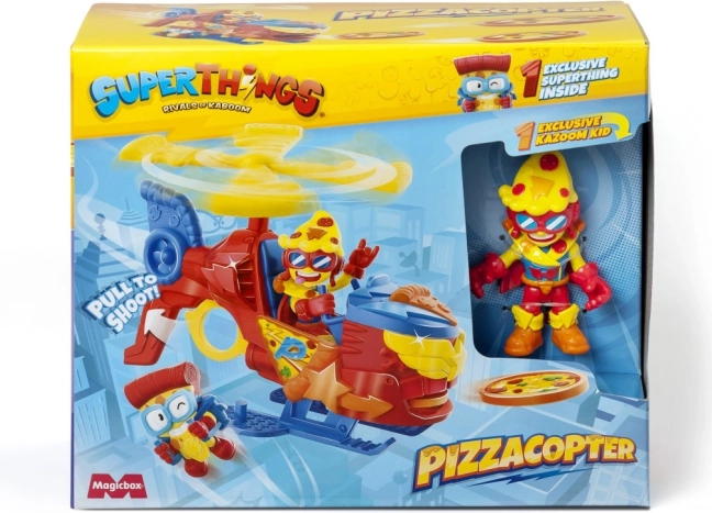 Pizzacoptère SuperThings avec lance-disques