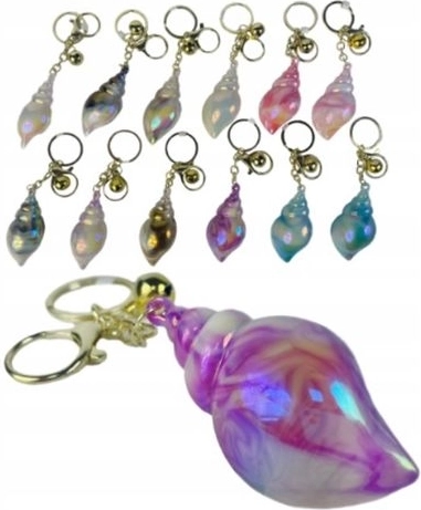 Pearlescent Shell Keychain (12 pcs)