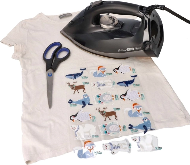 Easy at-home application with an iron