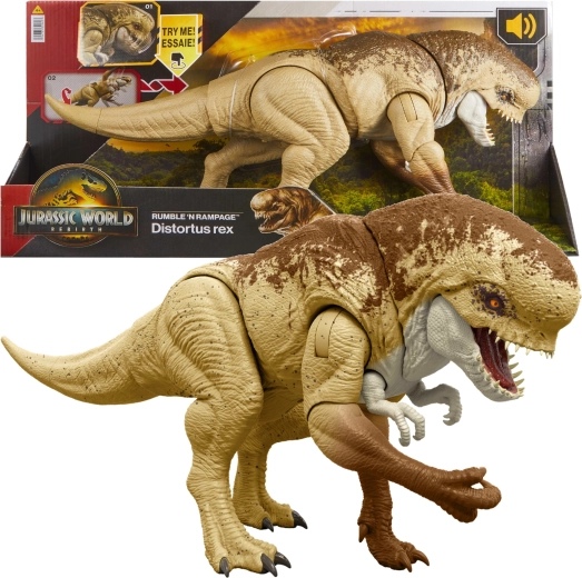 JURASSIC WORLD Rebirth – Distortus Rex Dinosaur Figure 50 cm