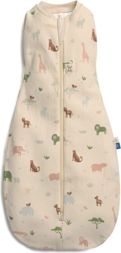 ErgoPouch Cocoon — gigoteuse et lange d’emmaillotage 2-en-1 Savannah 0,2 TOG (6–12 mois)