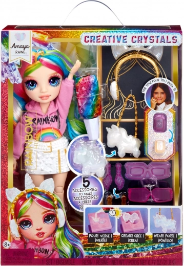 Rainbow High Creative Crystals Amaya Raine Doll