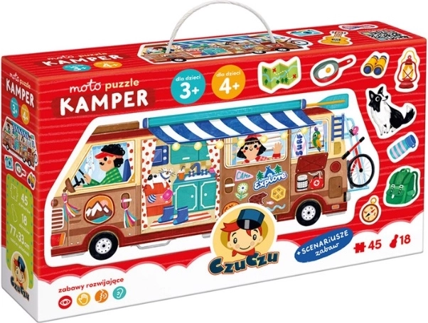 CzuCzu moto puzzle camping-car