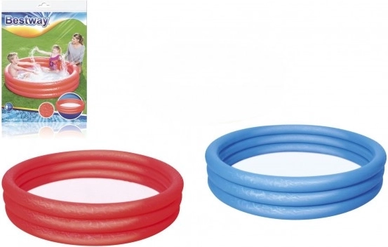 Children's Inflatable Pool Red 152x30 cm Bestway with Repair Patch