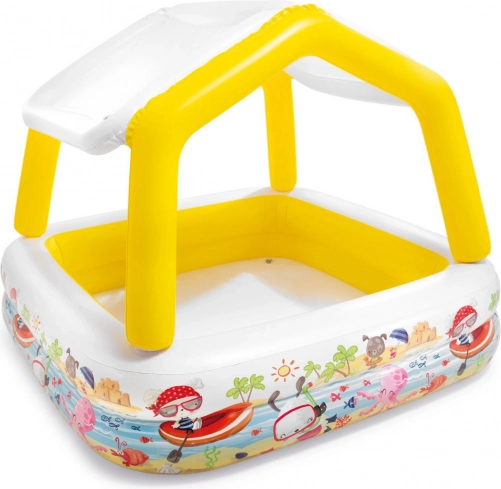 inflatable children's pool with detachable canopy INTEX