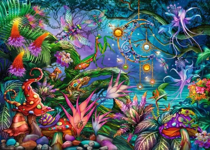 Puzzle Fantaisie Colorée 1000 pièces Ravensburger