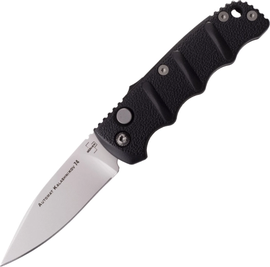 Böker Plus AKS-74 mini automatic tactical knife 6.4 cm, black aluminum