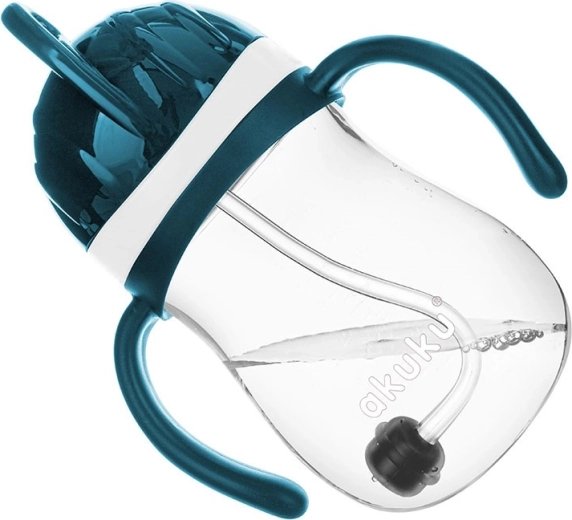 Drinkt vanuit elke hoek dankzij het verzwaarde rietje