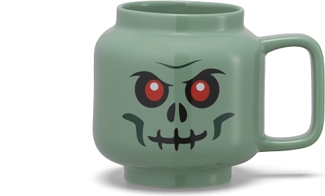 LEGO ceramic mug green skeleton 530 ml